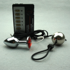 Электростимулятор Electro Shock. В комплекте с анальной помпой и кольцом для пениса. photo 2