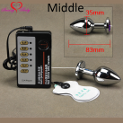 Анальная пробка и накладки для электростимулятора Electro Shock photo 2