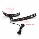 Электростимулятор для пениса Profectional с кожаными кольцами photo 3