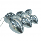 Анальные пробки Butt Plug для электростимулятора Electro shock Climax  photo 1