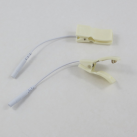 Белые зажимы для сосков с проводом для электростимулятора photo 4