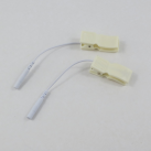 Белые зажимы для сосков с проводом для электростимулятора photo 3