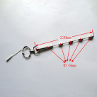 Массажер уретры. С подключением к электростимулятору. Нержавеющая сталь. photo 3