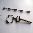 Массажер уретры. С подключением к электростимулятору. Нержавеющая сталь. photo 4