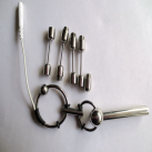 Массажер уретры. С подключением к электростимулятору. Нержавеющая сталь. photo 1