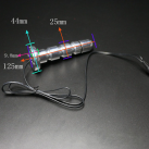 Металлическая анальная пробка Electro Shock Kit с электростимуляцией - 12 см photo 3