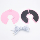 Накладки на грудь Electro Shock NT003. С подключением к электростимулятору. photo 1