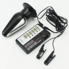 Мужской электростимулятор с анальной пробкой Anal Plug и зажимами для сосков photo 2
