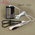 Анальная пробка 78 мм и 2 насадки на пенис для электростимуляции photo 2