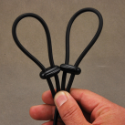 Анальная пробка 78 мм и 2 насадки на пенис для электростимуляции photo 1