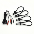 Набор 4 кольца на пенис для электростимуляции Еlectro Shock  photo 3