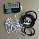 Мужской электростимулятор Electro Shock с анальной пробкой и эрекционными кольцами photo 5