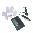 Набор анальная пробка и 4 насадки для электростимуляции Multi photo 1