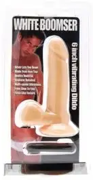 Фаллоимитатор с вибратором WHITE BOOMSER photo 4