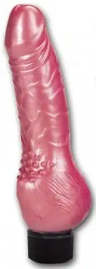 Вибратор латексный PEARL SHINE 8 PINK photo 1