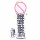 Ребристая насадка на пенис photo 4