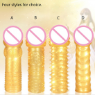 Насадки на пенис 4 шт., золтого цвета photo 2