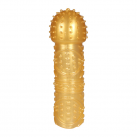 Насадка на пенис золотого цвета photo 2