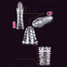 Насадка на пенис селконовая с ребрышками photo 5
