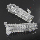 Силиконовые многоразовые насадки-презервативы photo 4