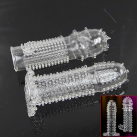 Силиконовые многоразовые насадки-презервативы photo 2