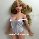 Реалистичная секс-кукла на металлическом каркасе, 100 см photo 2