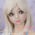 Реалистичная силиконовая мини секс кукла Poey II RealLife - 100 см  photo 2