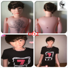 Надувная секс кукла с фаллоимитатором BL062 photo 3