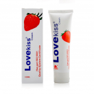 Вагинальный лубрикант Love Kiss Strawberry Cream. Съедобный. 100 мл. photo 3