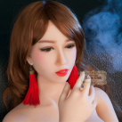 Реалистичная секс кукла в красном белье - 165 см photo 2