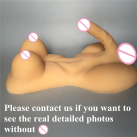 Реалистичный мастурбатор с пенисом 18 см и грудью photo 1