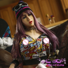 Секс-кукла с цветными волосами 158 см photo 2