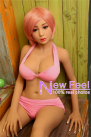 Секс-кукла с розовыми волосами 146 см photo 3