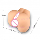 Мужской мастурбатор вагина+анус JiuXing 3D  photo 2