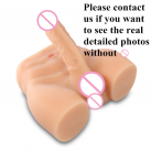 Реалістичний мастурбатор із силікону з великим пенісом (20 см) та анусом photo 5