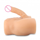 Реалістичний мастурбатор із силікону з великим пенісом (20 см) та анусом photo 4