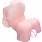 Реалістичний мастурбатор з великими грудьми, нагрівальною паличкою та ерекційним кільцем photo 3