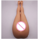 Реалістичний мастурбатор із силікону з вагінальним та анальним отворами photo 4