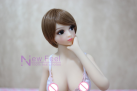 Реалистичная силиконовая мини-кукла с огромной грудью 85 см  photo 4