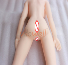 Реалистичная силиконовая мини-кукла с грудью и влагалищем 68 см  photo 1