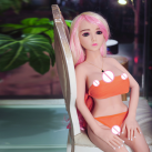 Реалистичная мини секс кукла из силикона с большой грудью - 100 см photo 6