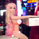 Реалистичная мини секс кукла из силикона с большой грудью - 100 см photo 4