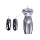 Мастурбатор з 2 отворами з кібершкіри photo 6