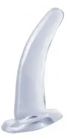 Анальная пробка BASIX HIS AND HER G-SPOT CLEAR photo 1