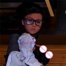 Силиконовая секс-кукла загоревшая с металлическим каркасом, 140 см photo 2