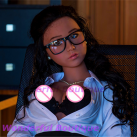 Силиконовая секс-кукла загоревшая с металлическим каркасом, 140 см photo 1