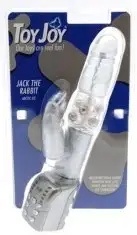 Вибратор гелевый JACK THE RABBIT WHITE photo 4