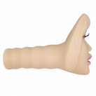 Реалістичний мастурбатор Hands Free з оральним отвором та вібрацією photo 1