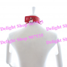 Сексуальный кожаный красный ошейник с поводком для женщин CR.09016-B-2 photo 3