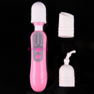 Клиторальный розовый вибратор с тремя разными насадками photo 1